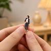 Miniature Figurine of a Woman Realistic Small for Dioramas