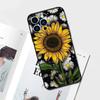 Schöne gelbe Sonnenblumenhülle für iPhone 17 Pro Max 14 13 12 11 15 16 Pro Max mini 16 Plus 16e 17 Air Handyhülle