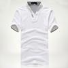 Mens Fashion V Neck Short Sleeve Cotton Polyester Polo Shirt In Multiple Colors For Stylish Summer Wear