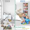 New Large Size Wall-Mounted Storage Bag Mesh 4-Layers Toy Organizer Hanging Design Display Kid's Dolls