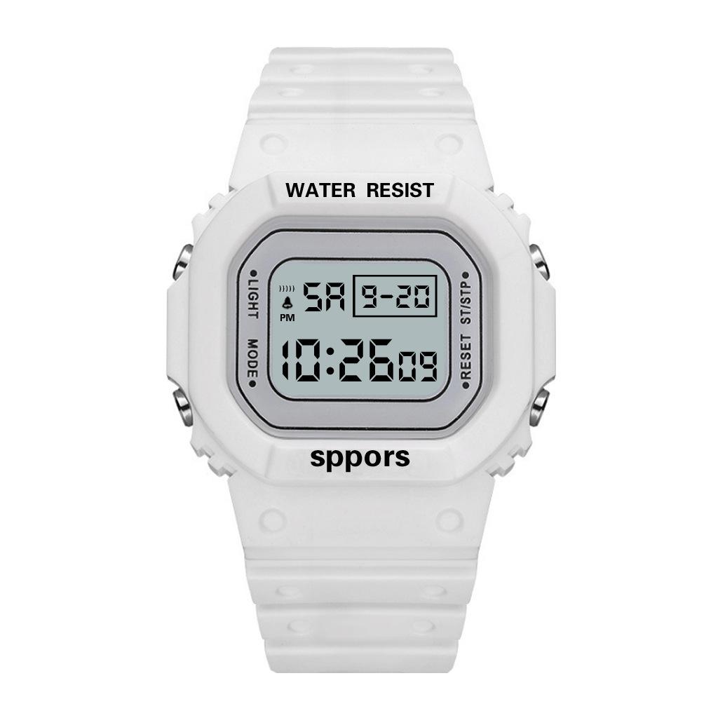 UTHAI CE117 Sports Electronic Watch Unisex Square Watches Students Digital Wristwatch Waterproof Clock Bracelet For LED