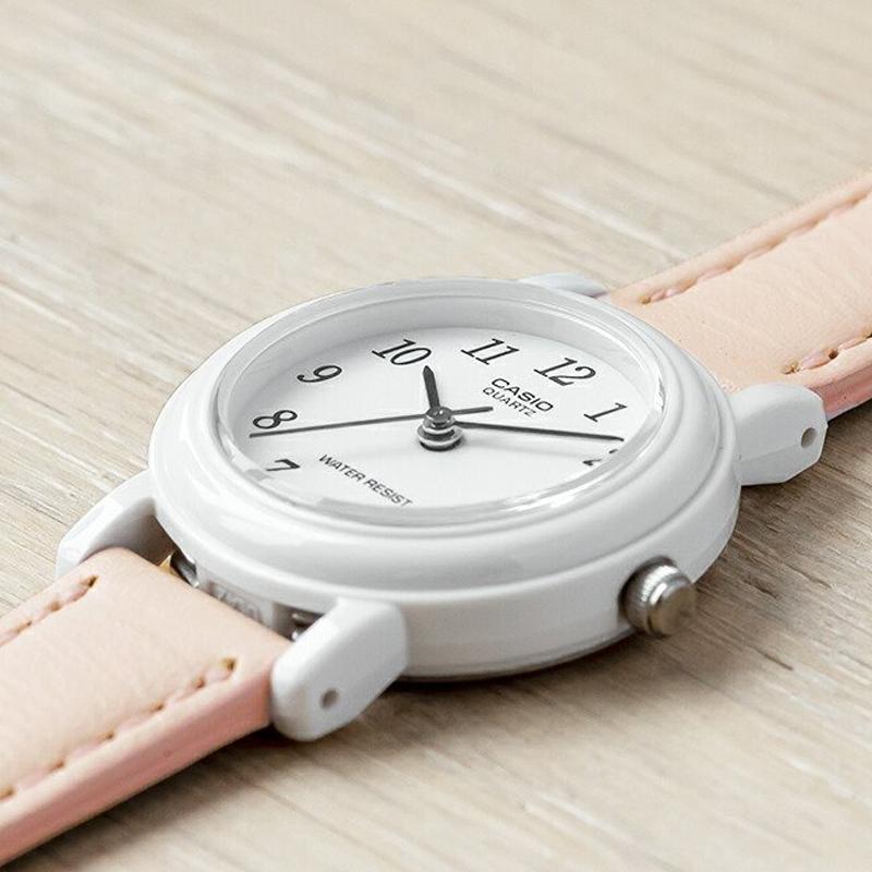 Casio Watch Series - Disc Macaron Waterproof Retro Pointer Leather Strap Quartz Movement Japanese and Korean Watch Uniform LQ-139L-4B1JH&LQ-139L-4B2JH