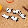 Mini Panda Ceramic Chopstick Rest Cute Cartoon Tableware Spoon Holder Pen Rack For Home Restaurant Kitchen Dining Table Decor