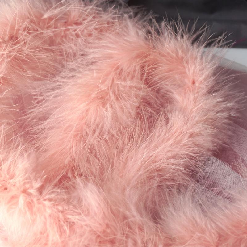 Full Fluff Strips, Turkey Hair, Plush Feather Strips, Headdress, Ornament, Decorative Feather Material, Clothing Accessories