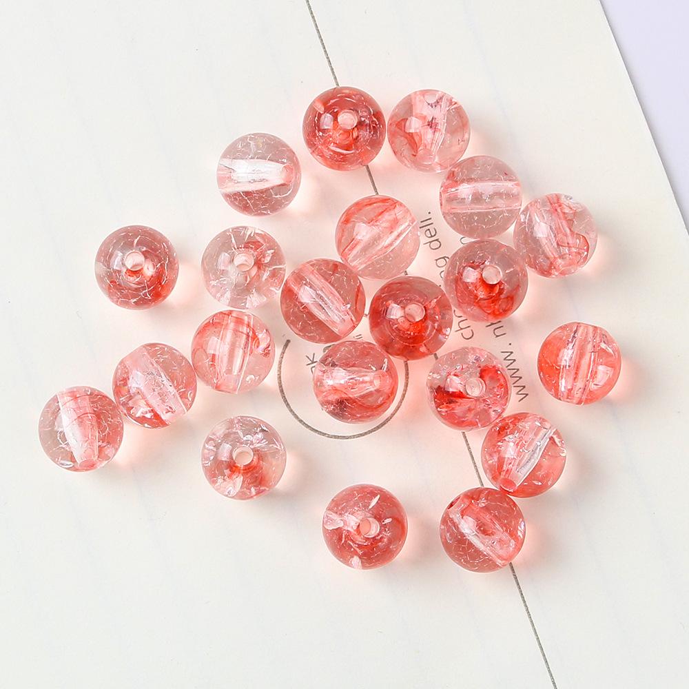 6-12Mm Imitation Natural Stone Acrylic Round Beads Loose Beads Diy Bracelet Necklace Jade Beaded Bracelet Jewelry Accessories