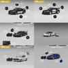 Cm Modell 1:64 Utopia Pandem M3 E30 Zonda Revlucion Darkhorse Gtd Polizei Brz Metallic Blau Diecast Modellauto