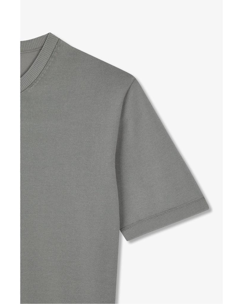 MAN ON THE BOON Essentials Short Sleeve Sweater_Light Grey 4714113013