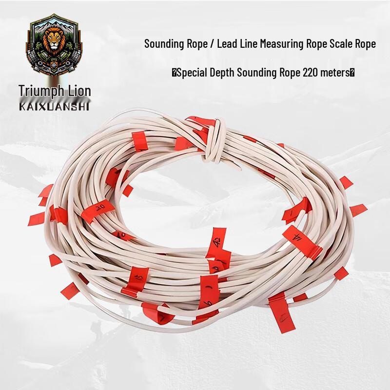 Marine Depth Sounding Lead with Measured Rope