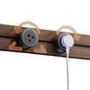 European Standard Aluminum Alloy Track Socket with Wood Grain Design