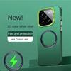 For Magsafe Wireless Charging Matte Frosted Case For Xiaomi 14 13 13T 14T Pro Color Semi-Transparent Shockproof Protection Cover