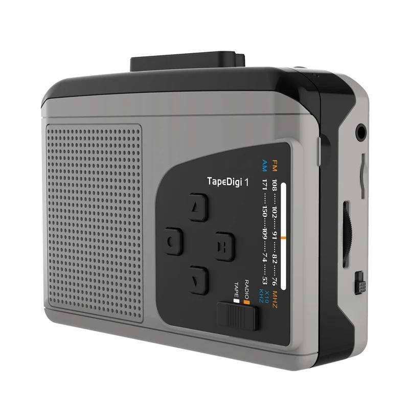 EZ234 Tape Cassette Walkman Player To MP3 Converter with Speaker AM/FM Radio Cassette Recorder To TF Card Audio Capture Card