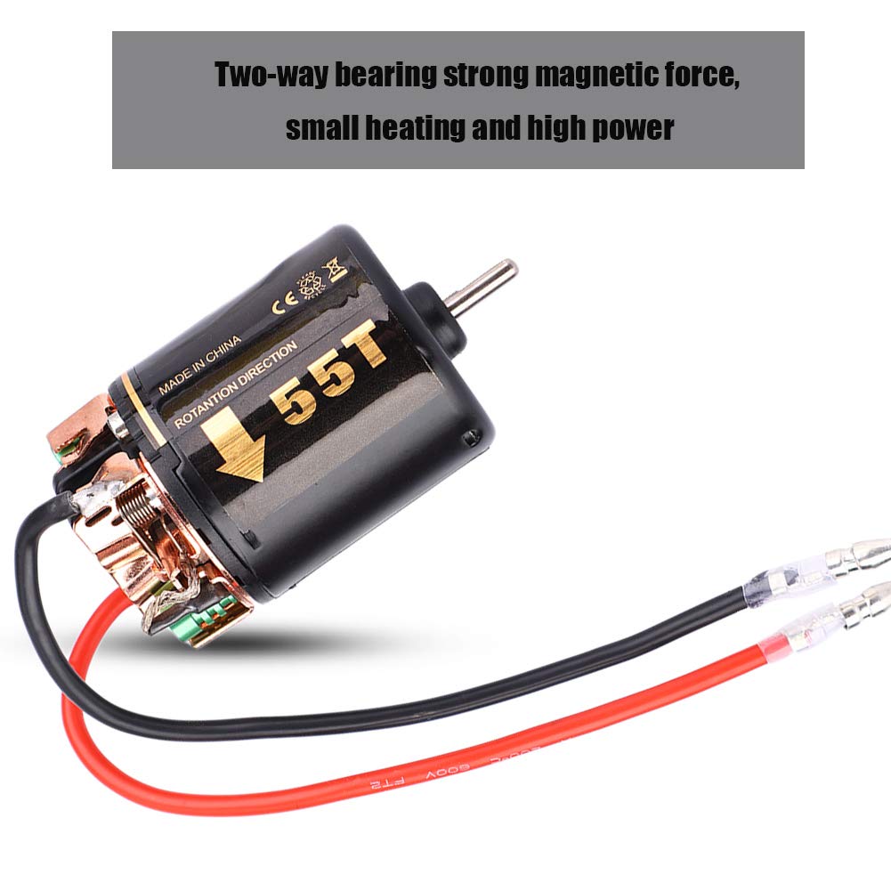 Climbing car model, car model accessories 540 brushless motor 35T 45T 55T RC model car, large truck for mountain bike (55T)