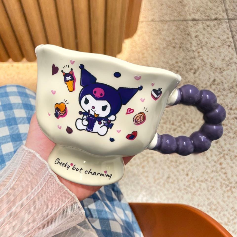 High-Quality Ceramic Mug - Cute and Creative Tea Cup Gift for Girls' Birthdays