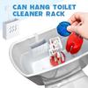 Hållare för toalettankrengöring Rostfritt stål Förvaring Justerbar krok Fäste för toalettankrengöring för Hem Badrum Toalett