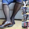 Men Socks Calf Socks Transparent Breathable Calf Socks Comfortable