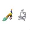 Peacock Sculpture Abstract Thinker Figurine Decorative Garden Ornament Crafts Statue for