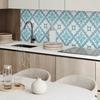Printed Vinyl Panel Ready to Install 100x50 cm Arabesque Pattern