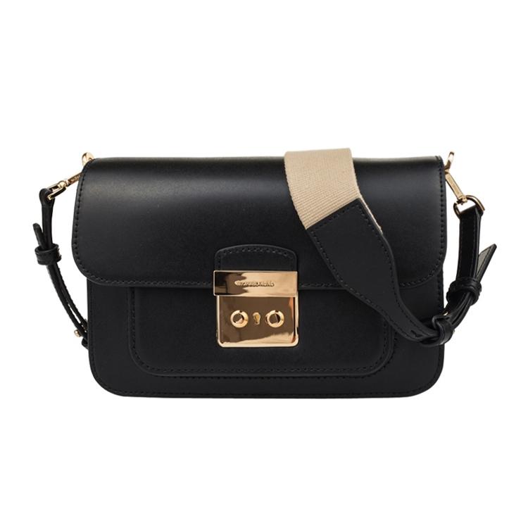 

Новая сумка-камера MICHAEL KORS Sloan из коровьей кожи, сумка через плечо, женская сумка на плечо, чисто черная 30T7GS9L3L-BLACK 23.1*8.1*16.0CM