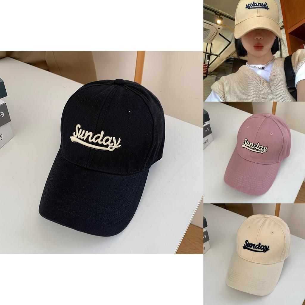 Womens Style Minimalist Cotton Baseball Cap With Letter Details And Adjustable Fit For Summer