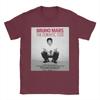 Bruno Mars The RoUnisextic Flower T Shirt Unisex Pure Cotton Novelty TShirts Crew Neck Tee Shirt Short Sleeve Tops Birthday Gift