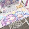 Hololive Anime Kawaii Girl Himemori Luna Mouse Pad Large Laptop Keyboard Mat Non-slip Rubber Base Office Mouse Mats XXL Desk Rug