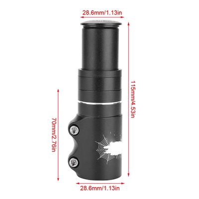 Wake Przedłużka Mostka Amortyzatora Rowerowego Adapter Podwyższający Kierownicę Rowerową (115 mm)