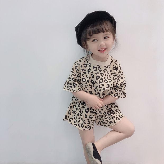 Cute Girls Summer Fruit Print Two Piece Set Casual Baby Toddler Outfit Stylish Children Clothing Shorts And Top