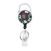 Flower Butterfly Chrysanthemum Doctor ID Badge Clip Lanyards Holder Porta Credencial  Reel Nurse Retractable Keychain Wholesale
