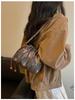Silk Spring 2026 Stylish Chain Drawstring Bucket Bag - Women's Single Shoulder Crossbody Bag
