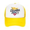 Kolumbien Fußballspiel Netz-Baseballkappe Unisex Mode Sonnenhut Kanada Mexiko USA Papa-Hut Verstellbar Sommer Trucker-Kappe