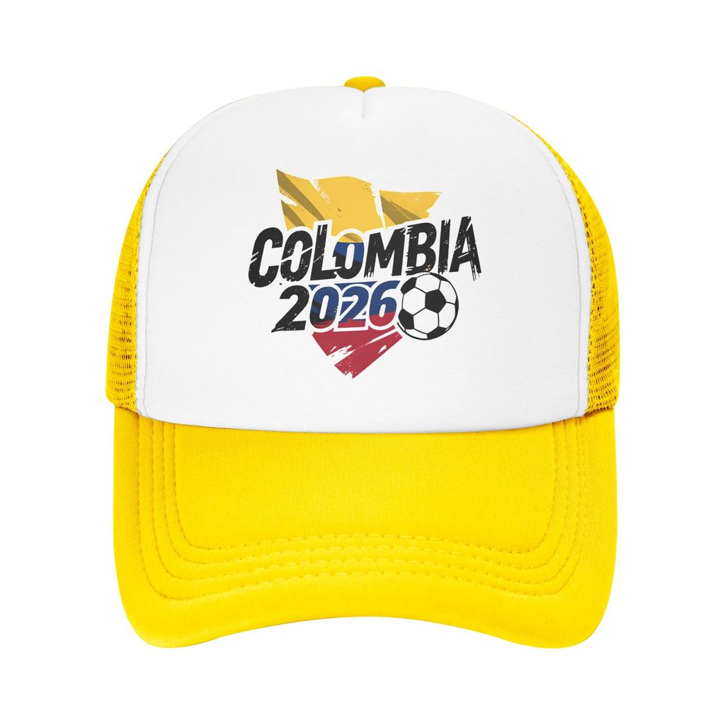 Colombia Football Match Mesh Baseball Cap Unisex Fashion Sun Hat Canada Mexico Usa Dad Hat Adjustable Summer Trucker Cap