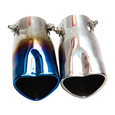 Sturdy Easy-to-Install Compact Exhaust Tube Heart Shaped Tail Muffler Tip for SUV