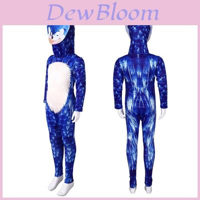 Sonic the Hedgehog Cosplay-Body aus Milchseide für Spielfiguren-Rollenspiele