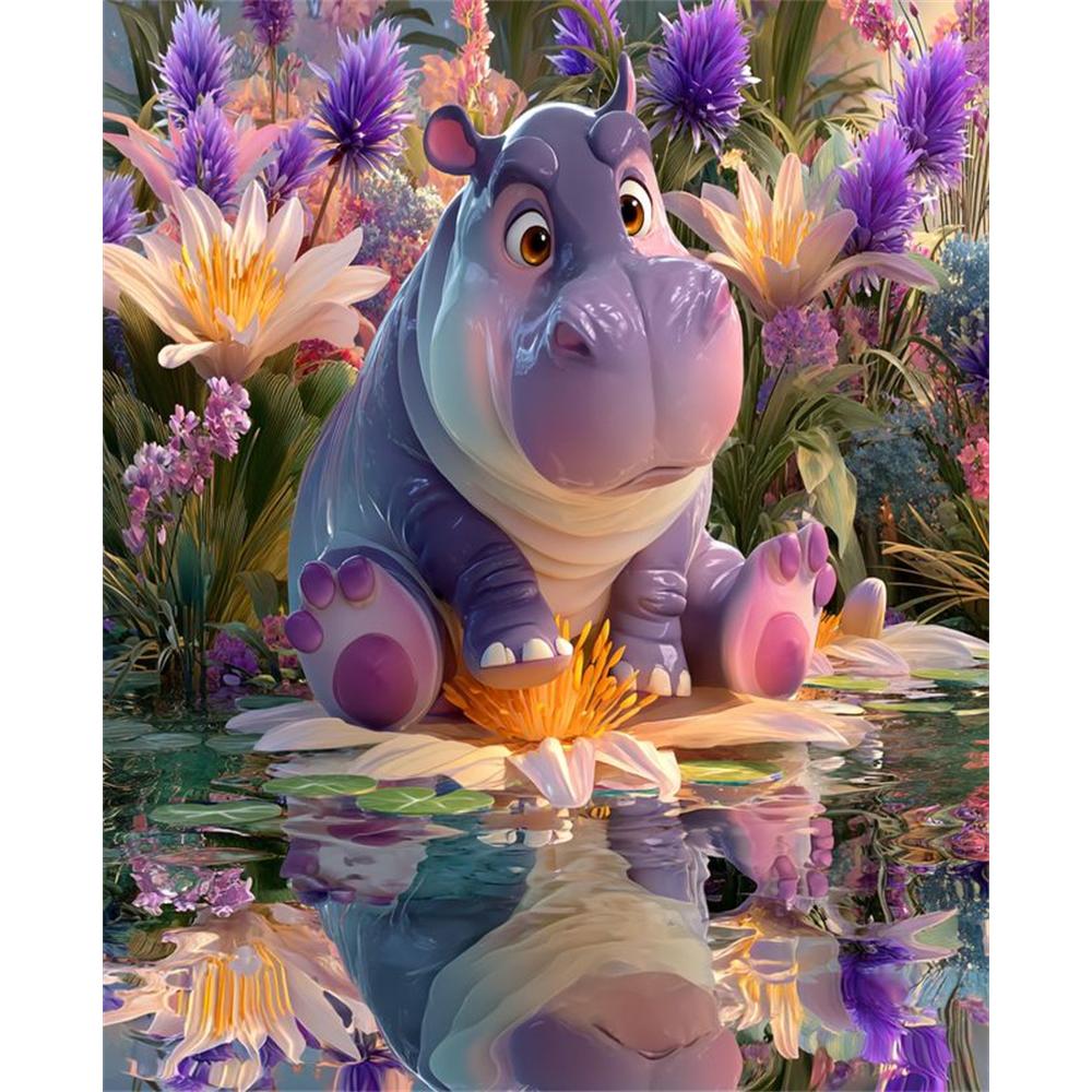 5D Diamond Painting Animals Rhinestones Diamond Embroidery Diy Kit Drawing with Diamonds Wall Art Picture Decorative Set