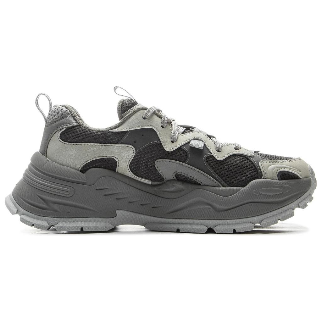 New LiNing Starlight Cushioning, Slip Resistant, And Breathable Low Top Casual Shoes Women's Gray AGCU576-2