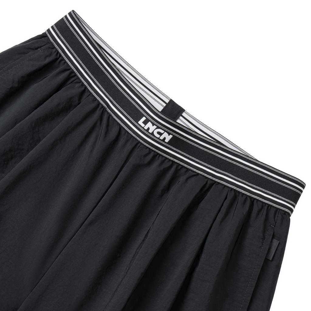 Li Ning Retro Sports Series Comfortable Knitted Long Pants Women Bottoms Black AYKWA94-1