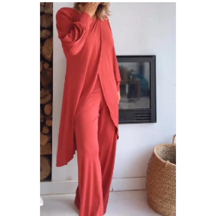 Women'S Spring And Summer New Comfortable Casual Sports Daily Commuting Fashionable Solid Color Clothing Set