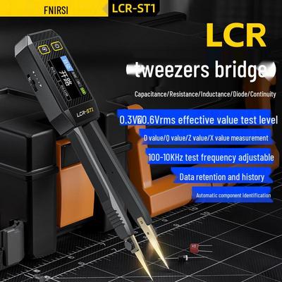 Digital LCR Multimeter Tweezers for Testing Resistors, Inductors, and Capacitors