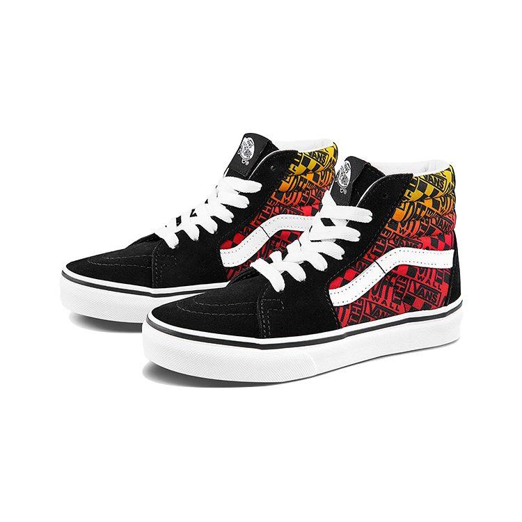 Vans SK8 High top Kids' Skateboarding Shoes Black Multicolor Children Aged 3 7 Years Old VN0A4BUW2N5