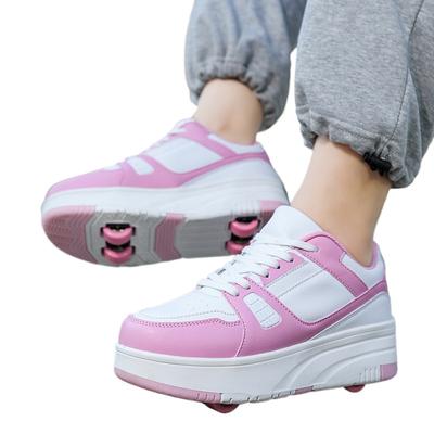 Runaway Shoes Four-wheeled Adult Schoolgirl Pulley Shoes Removable Children with Wheels Shoes