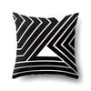Nordic Style Ins Marble Polyester Pillowcase Car Decoration Home Printed Waist Cushion Pillowcase