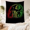 Bob Marley Estetická Tapiserie Severský Minimal Ideální Pro Stěnu Koleje Čtecí Koutek Ložnice Celoroční Ručně Malovaný Styl Dárek Pro Nový Domov
