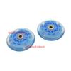 2pcs Mountain Skateboards Wheel Colorful Light Thickness Kids Scooters Wheel Enhances Cycling Enjoyment