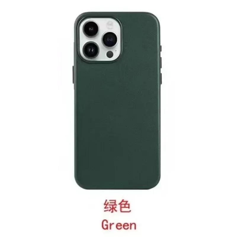 Pentru Husă de Telefon din Piele Magsafe pentru IPhone 17 Pro Max Air 16 15 14 13 Pro Max 15 Plus Adsorbție Magnetică Încărcare Wireless Capac Spate Protecție la Cădere