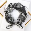Silk Square Scarf Women 53x53cm Lightweight Pure Mulberry Neck Classic British Style Accessory