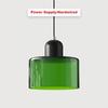 Colorful Design Glass Pendant Light Artistic Nordic Chandelier Creative Design Vintage Style Ceiling Lamp Dinner Table