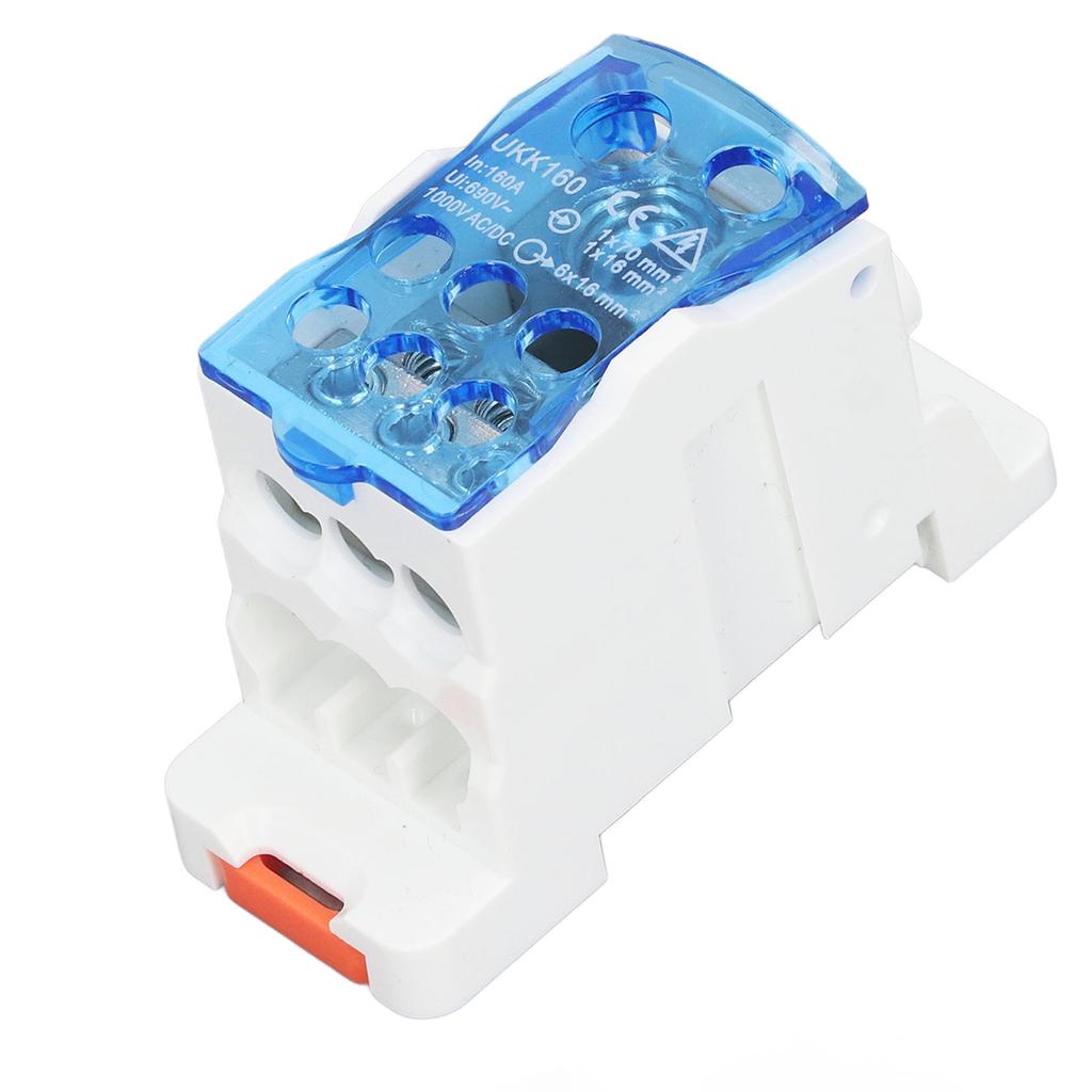 UKK160 Klemmenblockkasten DIN-Schienenmontage Einpoliger Elektroverteilerkasten