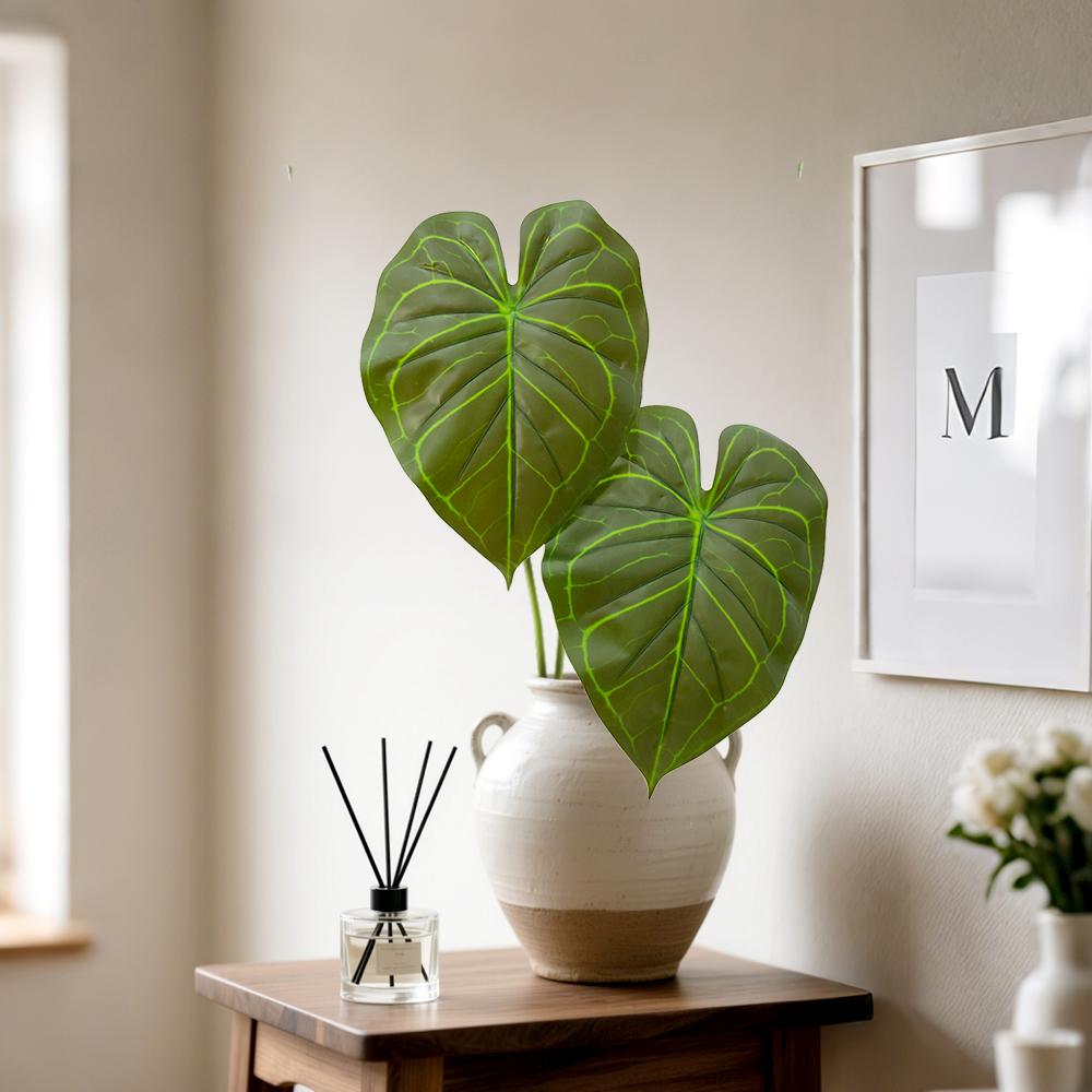 1Pc/3Pcs Artificial Tropical Leaves Large Green Leaf Fake Palm Leaves for Hawaiian Luau Wedding Birthday Party Decoration