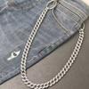 Hip Hop Style Adjustable Alloy Pants Chain Hanging Ornament for Jeans Fashion Accessory for Streetwear Enthusiasts
