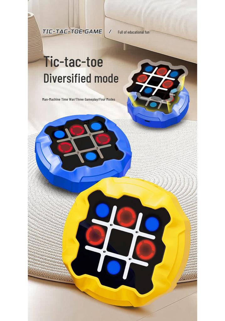 Interactive Tic-Tac-Toe Educational Game Machine for Kids